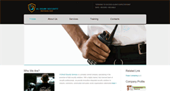Desktop Screenshot of dhabisecurity.com